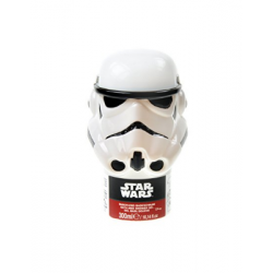 Star Wars The Clone Wars Darth Vader Jedi Yoda Boys Bath & Shower Gel in 3D look - white
