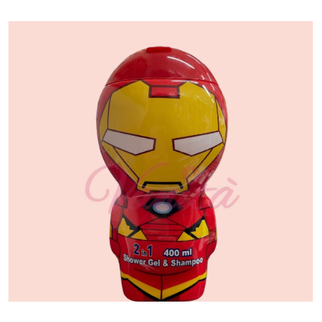 IRON MAN PERSONAGGIO 2D BAGNOSCHIUMA 400ML