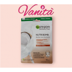 Garnier - Maschera viso nutriente e illuminante Nutri Bomb - Latte di cocco 