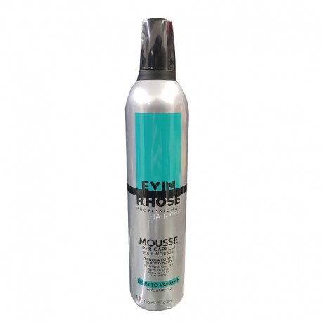 Evin Rhose Mousse per capelli Tenuta Forte Effetto Volume 300 ml