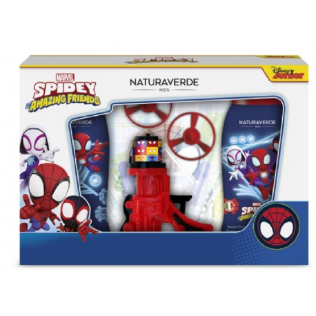 NATURAVERDE SPIDEY COFFRET S/G 250ML+DOCCIASHAMPOO 250ML+LANCIA ELICHE
