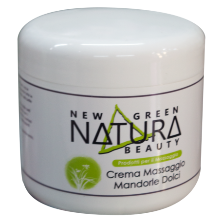 NEW GREEN NATURE BEAUTY-CREMA MASSAGGIO ALLE MANDORLE - 500 ml 