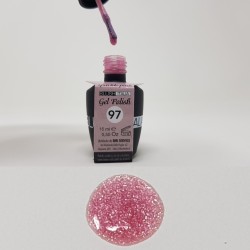  Blush italia N 97 Gel polish 15 ml sparkle pink